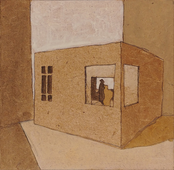 lieu 2 - 13x13 - tempera